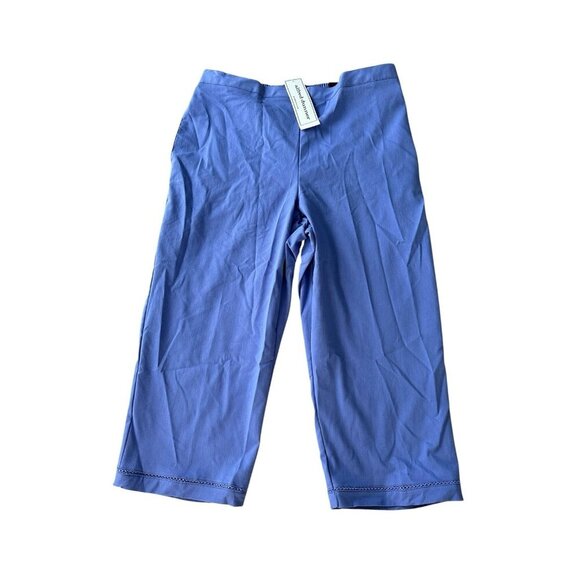 Alfred Dunner Santa Fe Women’s Stretch Fabric Straight Fit Iris Size 12 New - Picture 2 of 15